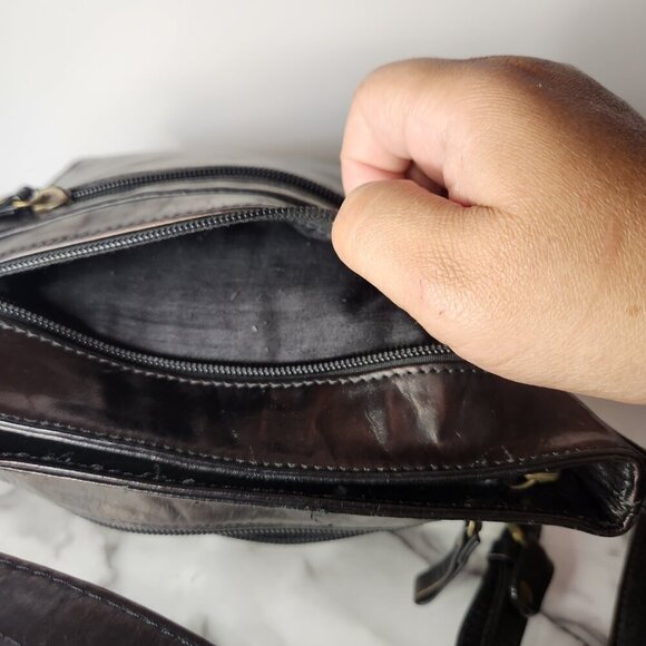 ALDO WOMENS BLACK SQUARE CROSS BODY PURSE - Picture 5 of 16